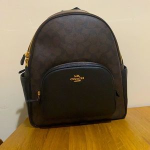 Court Backpack In Signature Canvas